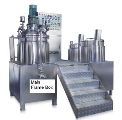 China High Efficiency Manufacturers Supply 9kW 300L Vacuum Emulsifying Unit For Cosmetics for sale