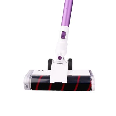 China Cyclone Technology W2001 LED Light Stick Wireless Automatic Rechargeable Vacuum Cleaner With Motorized Floor Brush for sale