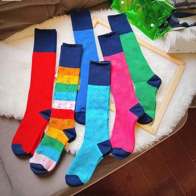 China - Brand High Quality Luxury Double G Letter Designer Womens Socks New Knitted Thermal Socks for sale