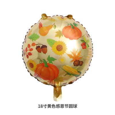 China HOT SALE Decoration Children's Party Thanksgiving Gift Toy Gifts Thanksgiving Foil Balloon for sale