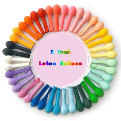 China Party 5 Inch Matte Latex Balloons Assorted Candy Colors Pastel Balloon for Birthday Party Wedding Baby Shower Festival Decorations for sale