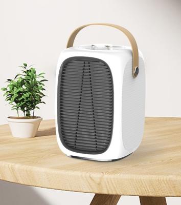 China Portable Ceramic Hotel PTC Heater 3s Heater Fan 950W Winter Quick Heater Bladeless Fan for sale