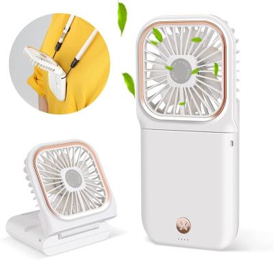 China Hand free/handheld fan portable multifunctional mini 2022 summer 3000 MAH Battery Powerbank Rechargeable Fan USB for sale