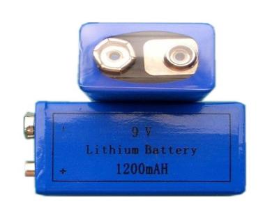 China 1200mAh de Batterij van het capaciteitslithium MNO2, Primaire het Mangaanbatterijen CR9V van Li MnO2 aa Te koop