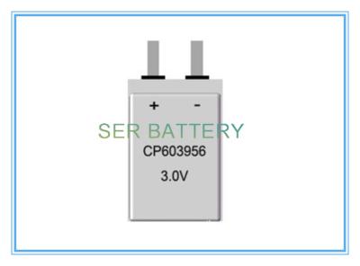 중국 스마트 카드를 위한 대용량 초박형 전지 LiMNO2 CP603956 3200mAh 3.0 볼트 판매용