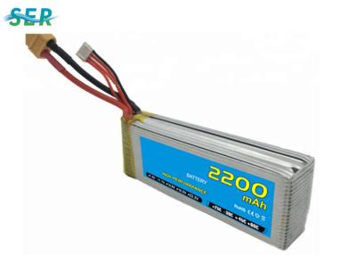 China De vierkante Pakken van de de Autobatterij van de Vormafstandsbediening, RC-Bootbatterij 25C 11.1V 2200mAh Te koop