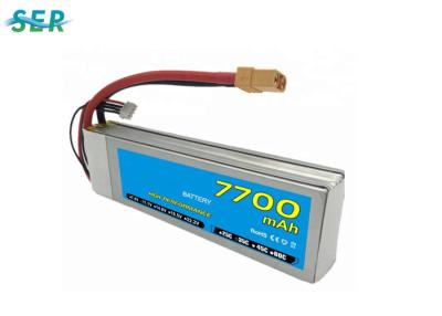 China 35C 11,1 a bateria de carro do volt 7700mAh LiPo RC embala a aplicação de Quadcopter do zangão à venda