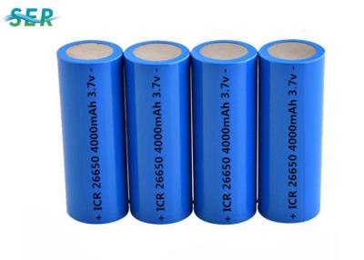 China Duurzaam Lithium Ion Battery 26650 3.7V 4000mah voor Flitslicht/Elektrische Toorts Te koop