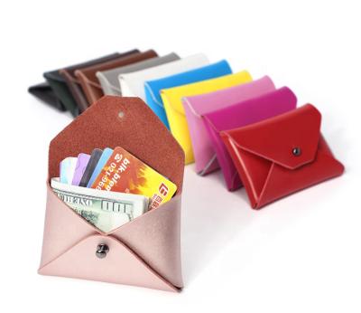 China Fashion 2019 Colors Multiple Card Holder Wallet Genuine Leather Business Card Case for sale