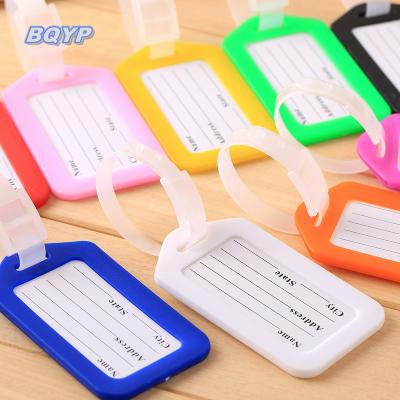 China Custom PVC Plastic Boarding Pass Tag Cheap Plastic Luggage Airplane Tag for sale