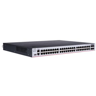 China LACP 48 1G SFP optical ports, 4 1G/10G SFP+optical ports, 3 pluggable ; RG-S5760C-48SFP4XS-X for sale