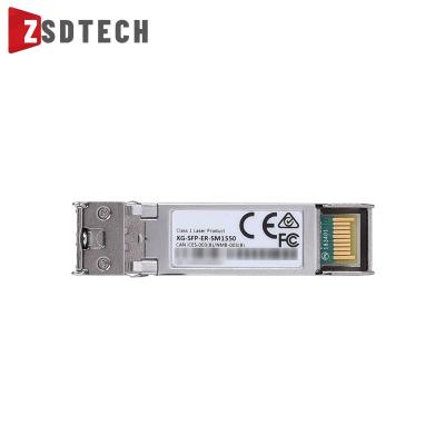 China Applicable to data center and campus networks Optical Transceiver Module XG-SFP-ZR-SM1550 10G BASE-ZR SFP+ 1550-nm 80-km DOM Duplex LC SMF for sale