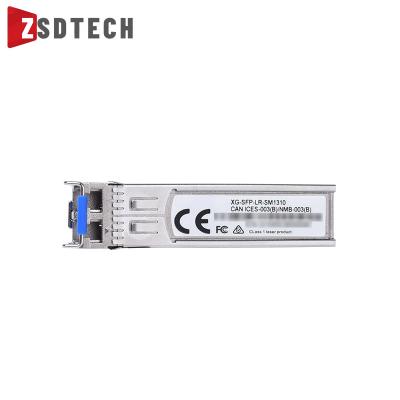 China Applicable to data center and campus networks Hight Transceiver Module  10GBASE-LR SFP+ 1310-nm 10-km DOM Duplex LC SMF Optical  XG-SFP-LR-SM1310 for sale