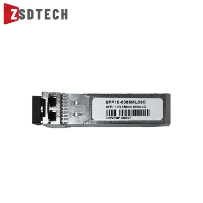 China FTTX Rf Transceiver Terminal Box Ftth Fiber Optic Multimeters 10Gbps 300M 850Nm Lc Sfp+  Mode   Fiber  Module 10G Media Converter for sale