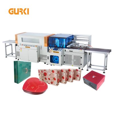 China GURKI Tin Sealing Shrink Packing Machine Food Wrap Tunnel for sale