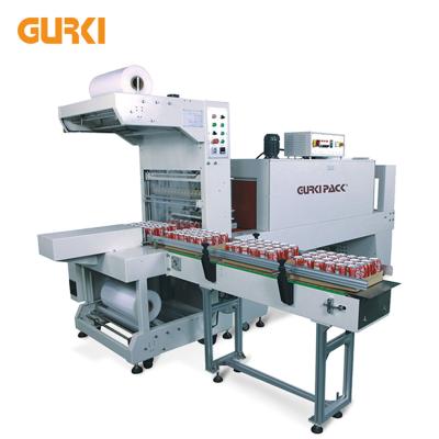 China Auto Tunnel Food Shrink Wrap Packing Machine Bottle Sealer Auto Bottle Shrink Sleeve Wrapping Packaging Machine for sale