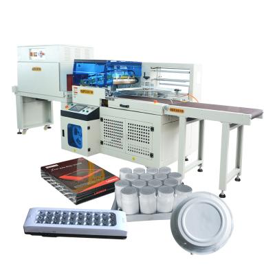 China Automatic Food GPL-4535+GPS-4525 Medicine Bottle Film Shrink Package Machine for sale