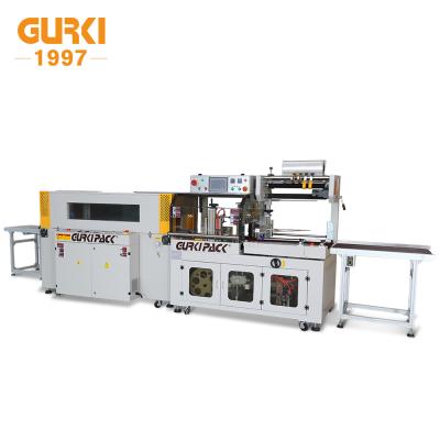 China CLOTHING Gurki New Design L Automatic Bar Sealer Shrink Tunnel Package Machine for sale