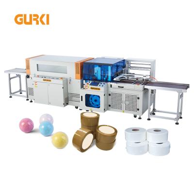 China GURKI GARKI Fully Automatic Heat Pof Pe Film Shrink Wrapping Packaging Machine for sale