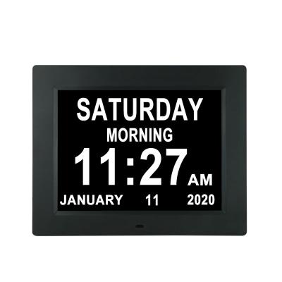 China Calendars China Wholesale Low Price 10.1 Inch Elderly Calendar Clock Led Wall Mounted Digital Pendulum For The Elderly for sale