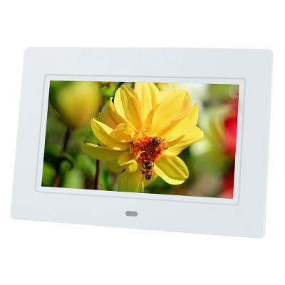 China 2021 new digital clock design style DPF-8010 8 inch multi-function electronic photo advertising frame for sale