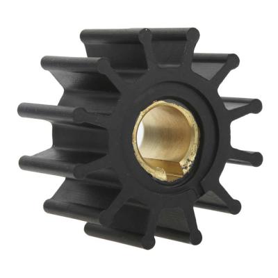 China Hot Sale 57mm Flexible Rubber Dinghy Sea Water Pump Flexible Rubber Impeller for sale