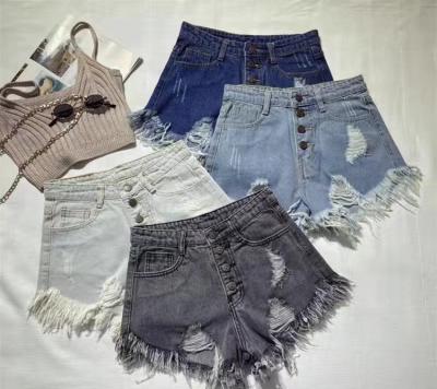 China Breathable In-Stock Items Shop Wholesale Bulk Mix Matching Her In Jeans Shorts For Women for sale