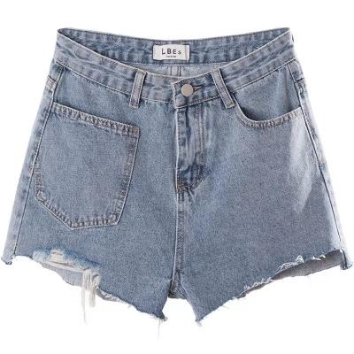 China Jeans Fashion Ladies Denim Shorts Grade Used Clothes Women Shorts Jeans for sale