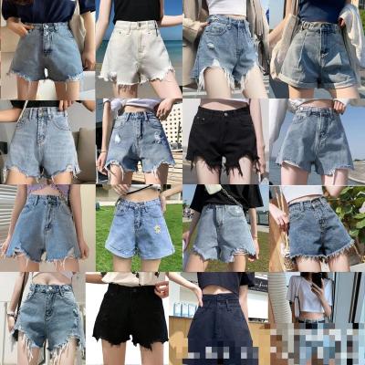 China Wholesale Jeans China Women Denim Shorts Cheap Used Clothes On Sale for sale