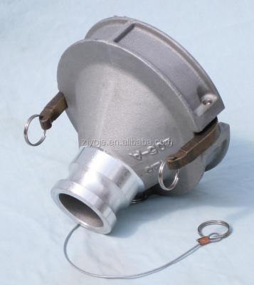 China ALLOY Oil Tank Truck Aluminum 4 Inch API Camlock Coupling / Gravity Drop Coupler for sale