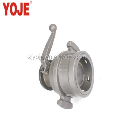 China Oil Tanker Truck Parts API Aluminum Bottom Loading Coupler for sale