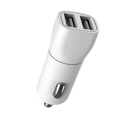 China High Quality Mobile Phone 2 USB Port Car Charger 5V 3.1A Fast Charging 3.0 Car Charger for sale