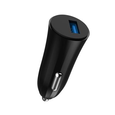 China Cell Phone CE ROHS QC3.0 PPS 18W USB-A Car Charger USB C Car Charger For iPhone 13 pro for sale