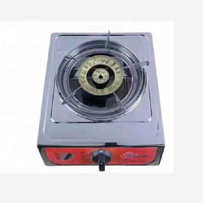 China Hotel factory directly supply 1 burner stainless steel tabletop gas burner 1 burner gas stove for sale