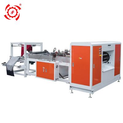 China Supermarket LIFENG BML700 Double Lines PE Waste Plastic Rolling Bag Making Machine Price For Sale for sale