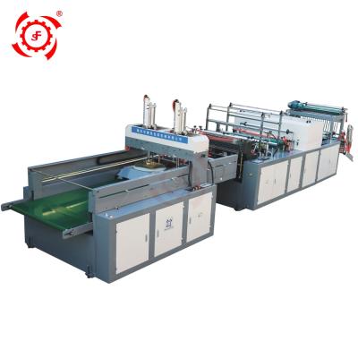 China Full Automatic Supermarket LIFENG SF-FD1000 Square Bottom Cold Cut PE Plastic Bag Making Machine Price for sale