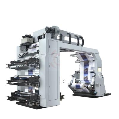 China Flexible Package Printing High Speed ​​Stack Type - PE Plastic Film Paper Flexo Printing Machine Price 2 4 6 8 for sale