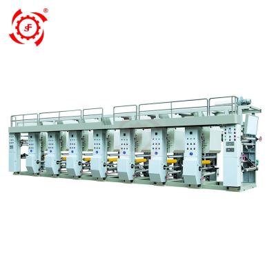 China Flexible package printing Ruian 2 4 5 6 7 8 9 10 color high speed automatic rotogravure printing machine price for sale