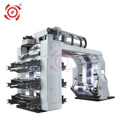 China Flexible package printing best selling one 2 3 4 5 6 8 color non woven ceramic plastic sheet anilox roll flexo printing press machine price for sale for sale