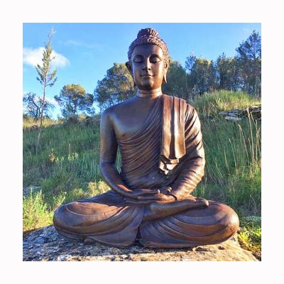 China Religious outdoor life size outdoor bronze sculpture Buddha sale in Europe the best for sale