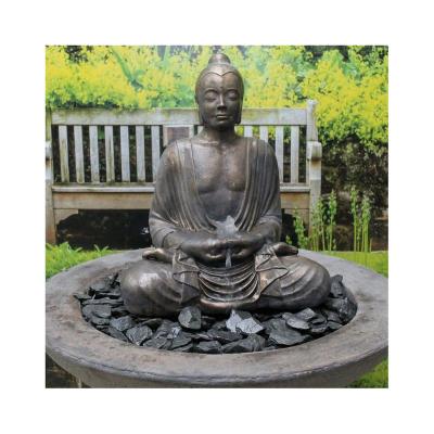 China High Quality Europe Metal Cast Bronze Buddhist Fountain Sculpture Courtyard for sale