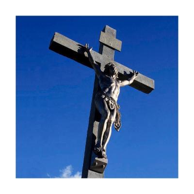 China Europe Classic Jesus Christ Catholic Bronze Crucified Sculpture for sale