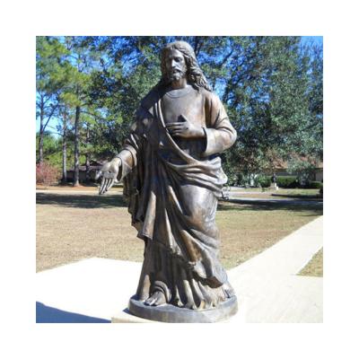 China Hot Sale Jesus Life Size Bronze Sculpture From Europe for sale