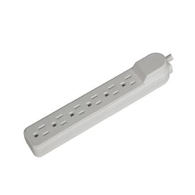 China Residential / General Purpose 6 Outlet Smart Power Strip With Surge Protector 2FT 14/3 Power Cord for sale