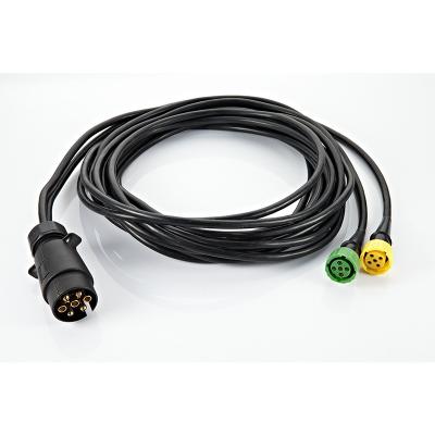 China Industrial Equipment 7 Pin Tanker Trailer Cable For Slurry, 7 Pin Connector to 5 Pin Wiring Harness for sale