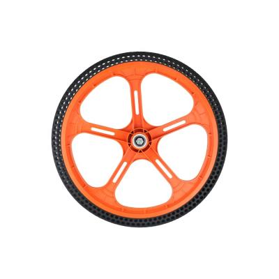 China Eco-friendly hot sale solid tweel tires 20 inch 1.5inch width for city bike airless tires PEE tires anti-jump for sale