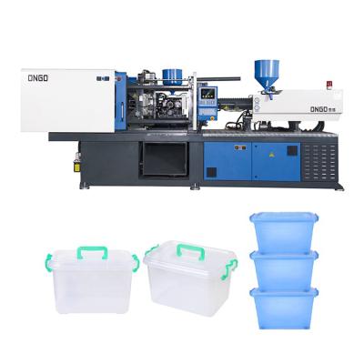 China ONGO 500 Ton Horizontal Injection Box Molding Horizontal Plastic Fruit Box Making Machine Desktop Plastic Injection Molding Machine for sale