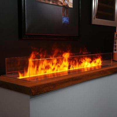 China Wall Decor Fascinating Modern Indoor Auto Fireplace TV Smart Ultra Wide Rack Fascinating Fireplace Led Steam Fireplace for sale