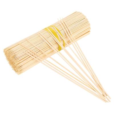 China High Quality Easily Cleaned Disposable Round Bamboo Spikes BBQ Stick For Travel BBQ Using for sale