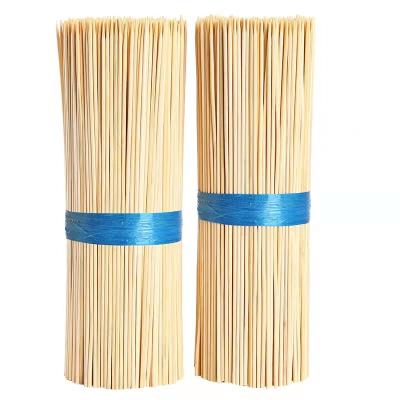 China Thermal Resistance Factory Supply Hot Selling Natural Bamboo Stick BBQ Spits Bamboo Sticks Grill Skewer for sale